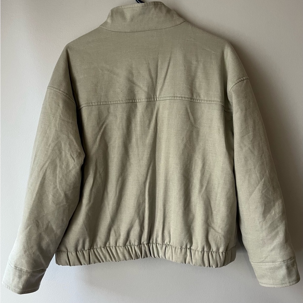 Target A New Day light green padded fall essential woman’s jacket size large - Picture 4 of 6